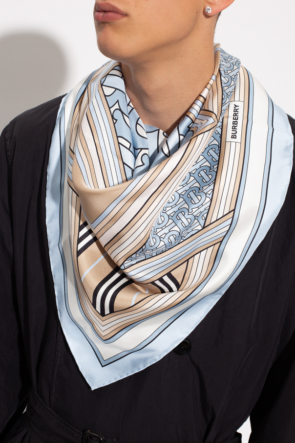 Light blue burberry scarf online